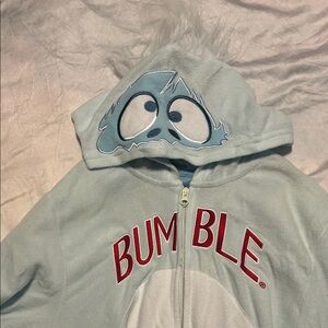 Bumble Light Blue Hooded Onesie